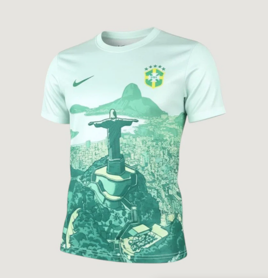 Brasilien – Trikot Konzept 2025/26 – Hellgrün