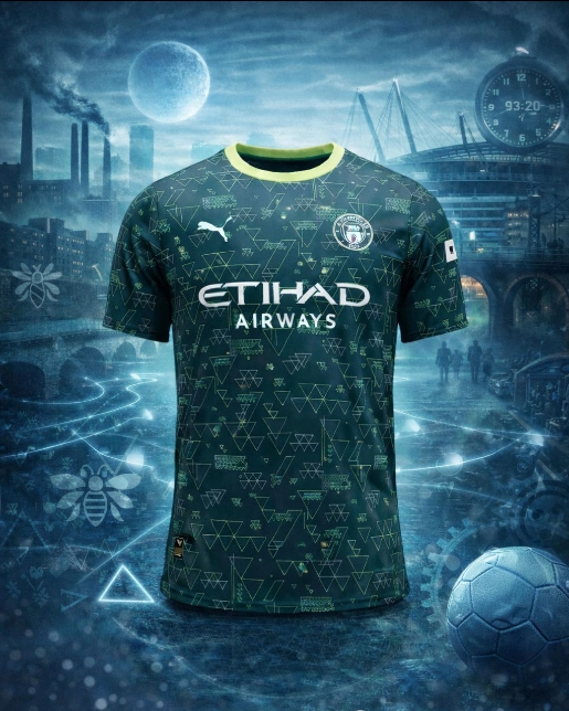 Manchester City – Maglia Quarta 2025/26 – Verde