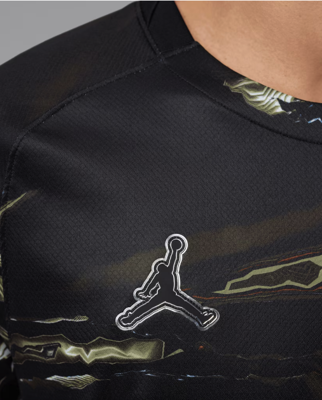 Paris Saint-Germain – Maillot Night Edition 2025/26 Manche Longue – Noir irisé multicolore