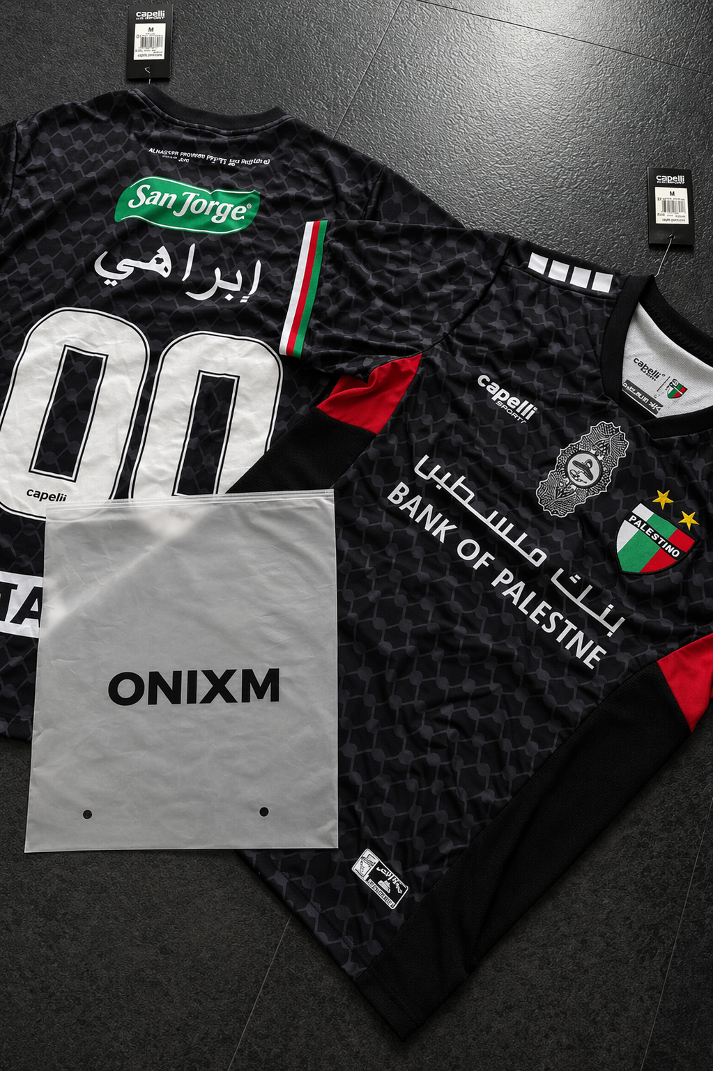 Palestino - Trikot Auswärts 24/25 - Schwarz