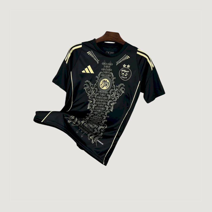 Algérie – Maillot Extérieur 2025/26 – Noir, Or - Covred