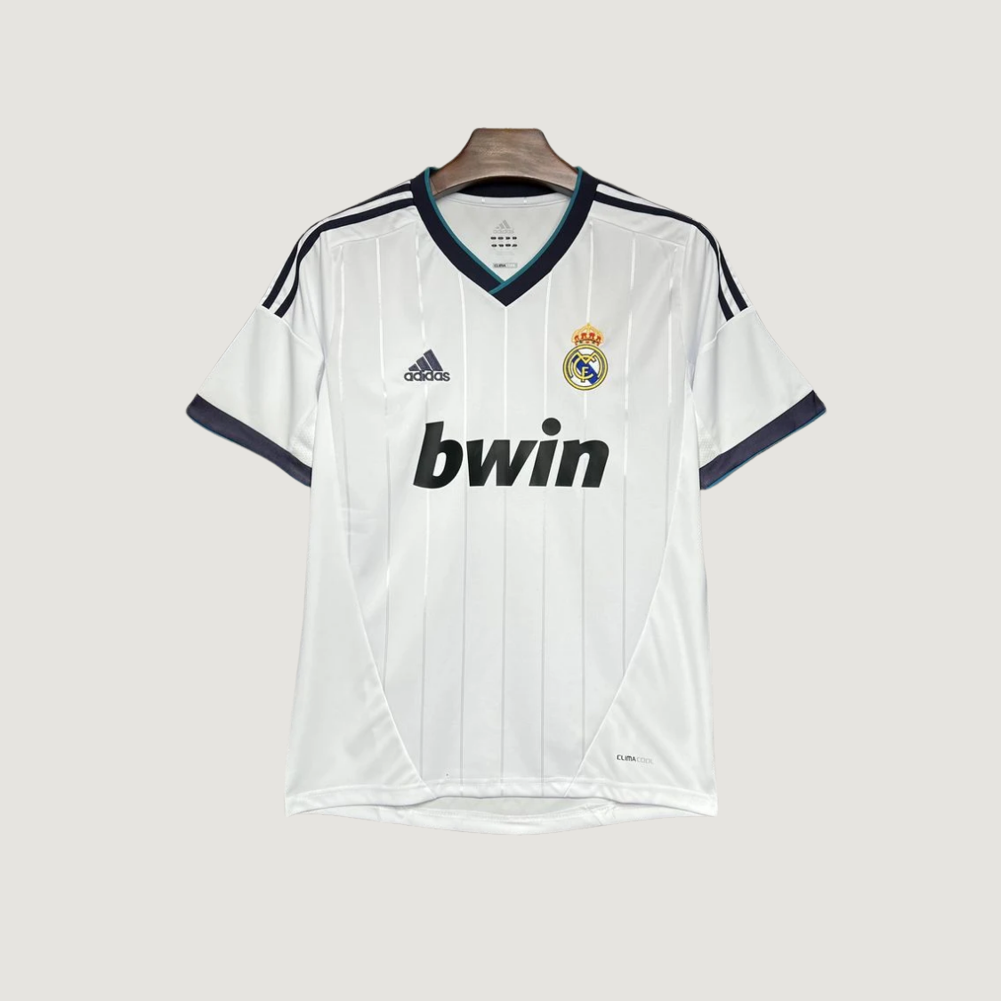 Real Madrid – Maillot Rétro 2012/13 – Blanc, Bleu Marine - Covred