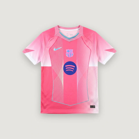 FC Barcelone – Maillot Concept 2025/26 – Rose, Bleu Pastel – vue de face