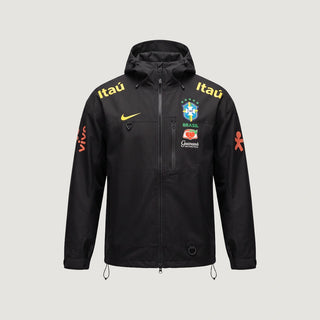 Brazil – Jacket Coupe-Vent à Capuche – Black & Yellow