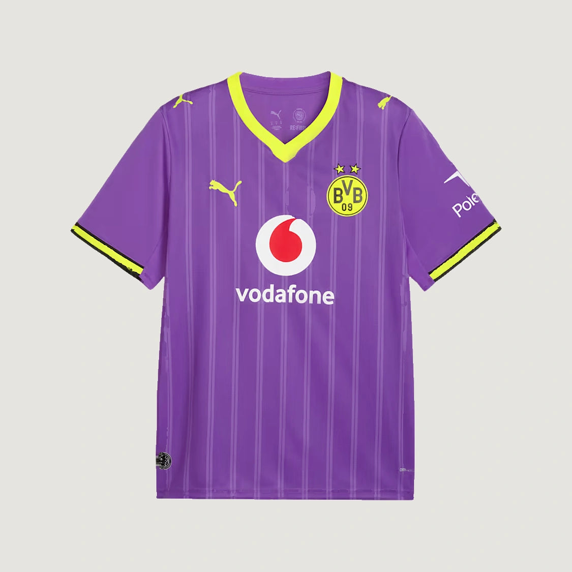 Borussia Dortmund – Maillot Third 2026/27 – Violet, Jaune fluo – face