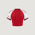 Arsenal FC – Crop Top Domicile 2026/27 – Rouge, Blanc – dos