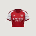 Arsenal FC – Crop Top Domicile 2026/27 – Rouge, Blanc – face