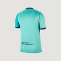 FC Barcelone – Maillot Third 2026/27 – Vert menthe, Bleu marine – dos