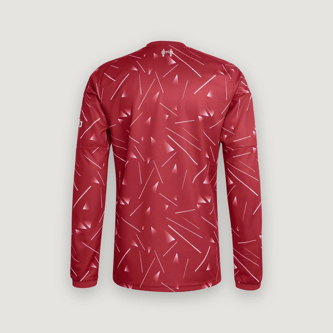 Maillot domicile Liverpool 2026/27 manches longues, bordeaux, vue de dos