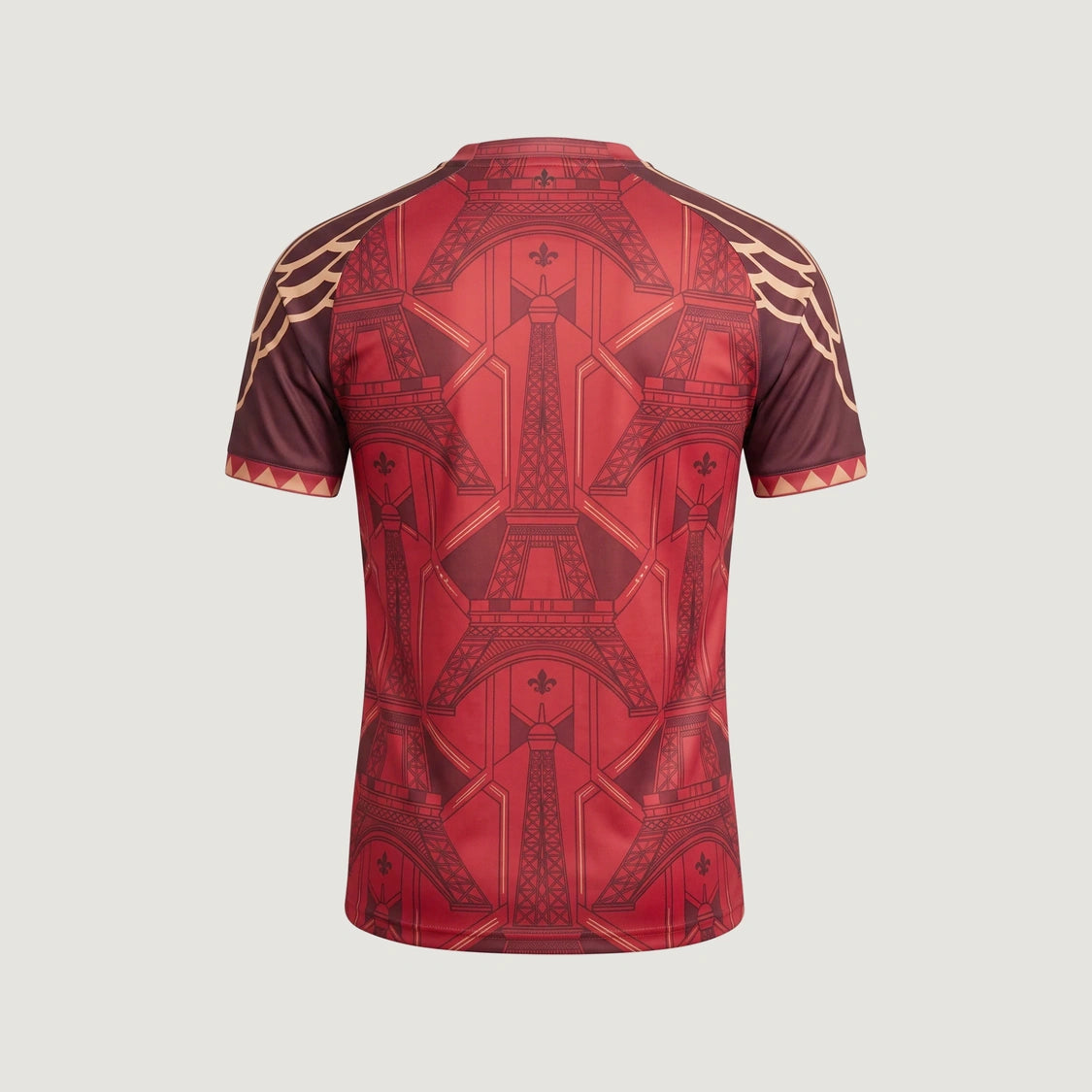 Paris Saint-Germain – Maillot Concept 2026-27 – Rouge, Bordeaux, Or – dos