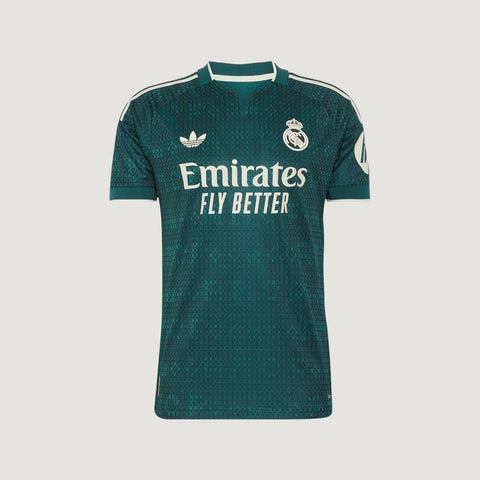 Real Madrid – Maillot Extérieur 2026/27 – Vert Sapin, Crème – face