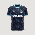 Olympique de Marseille – Maillot Extérieur 2026-27 – Marine, Bleu ciel – face