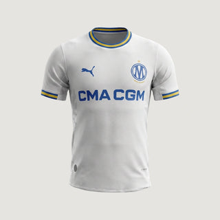 Olympique de Marseille – Trikot Heim 2026-27 – Weiß, Blau, Gelb
