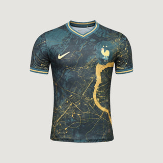 France – Trikot Concept 2026 – Grün canard, Gold