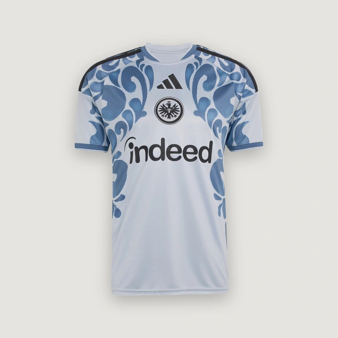 Eintracht Francfort – Maillot Third 2026/27 – Gris, Bleu – face