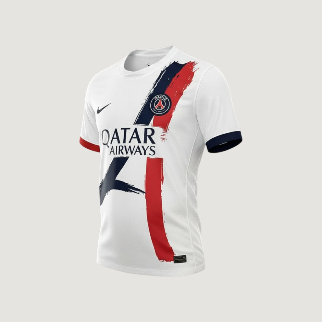 Paris Saint-Germain – Maillot Extérieur Enfant 25/26 – Multicolore & Bleu main image 1