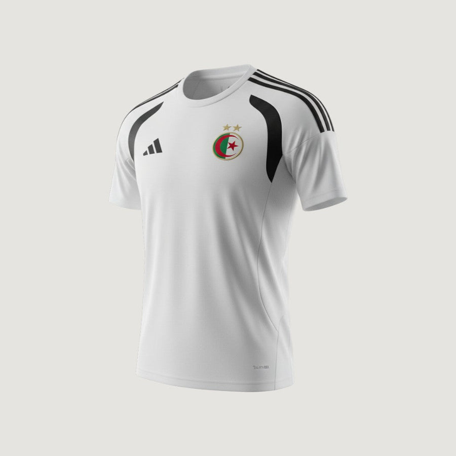 Algérie – Maillot d’Entraînement Coupe du Monde 2026 Homme – Blanc, Noir - Covred