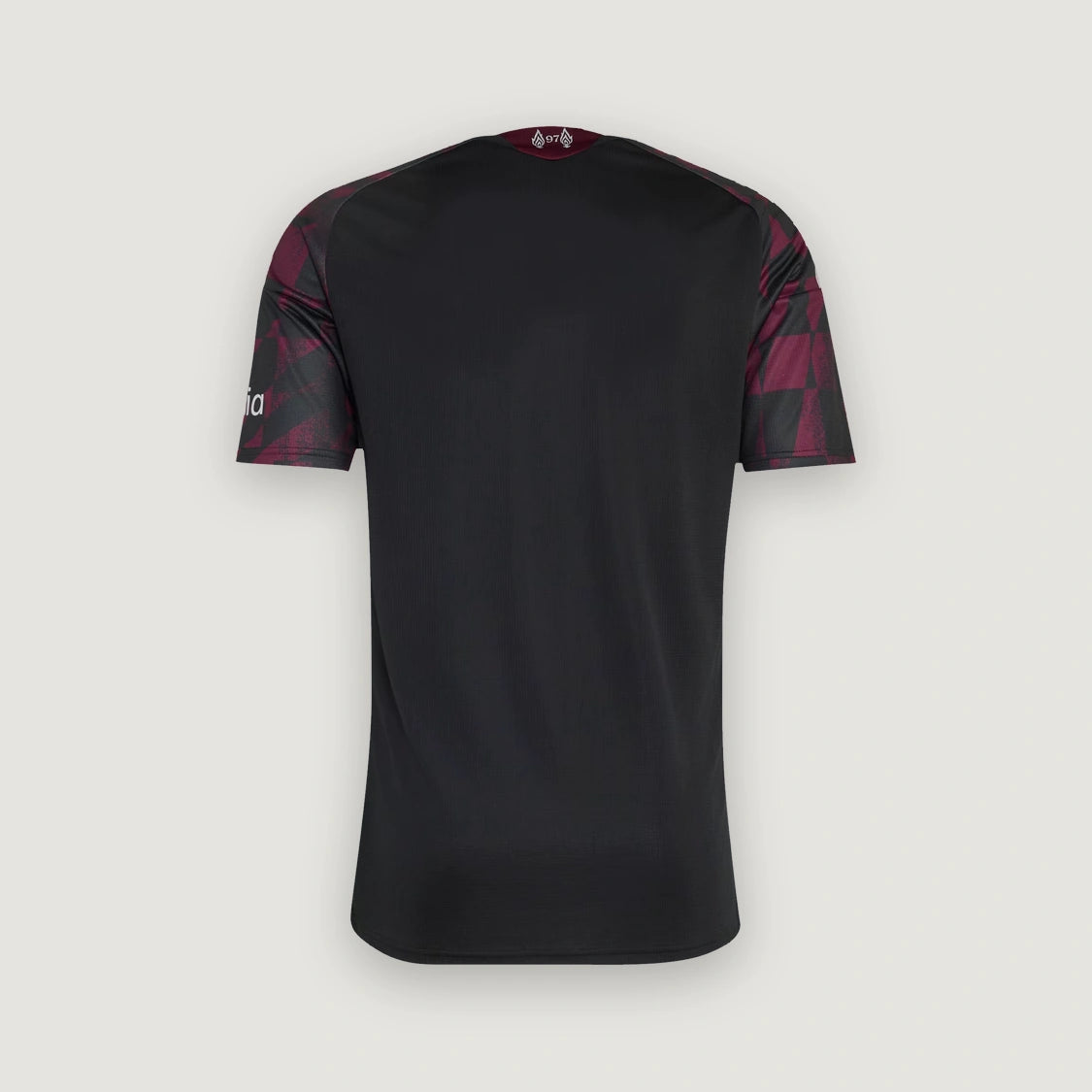 Liverpool – Maillot Third 2026/27 – Noir, Bordeaux – dos