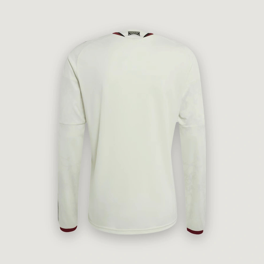 Manchester United – Maillot Third Manches Longues 2026/27 – Crème, Bordeaux – dos