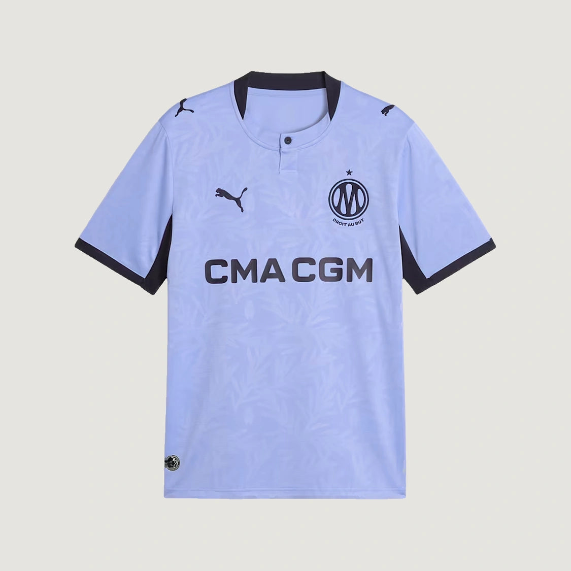 Olympique de Marseille – Maillot Third 2026/27 – Bleu lavande, Bleu marine – face