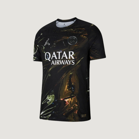 Paris Saint-Germain – Maillot Night Edition 2025/26 – Noir irisé multicolore – vue de face