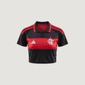 Flamengo – Crop Top Domicile 2026/27 – Rouge, Noir – face