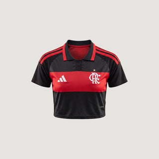 Flamengo – Crop Top Domicile 2026/27 – Rouge, Noir
