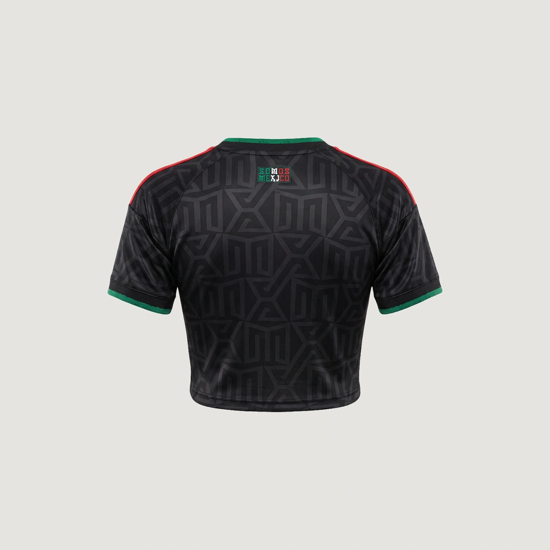 Mexique – Crop Top Third 2026 – Noir, Vert, Rouge – dos