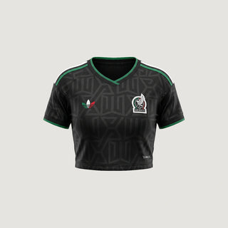 Mexique – Crop Top Terza 2026 – Nero, Verde, Rosso