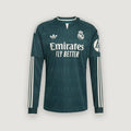 Real Madrid – Maillot Extérieur Manches Longues 2026/27 – Vert Sapin – face