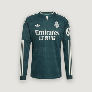 Real Madrid – Maillot Extérieur Manches Longues 2026/27 – Vert Sapin