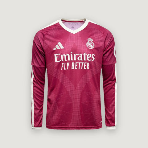 Real Madrid – Maillot Third Manches Longues 2026/27 – Rose Framboise – face