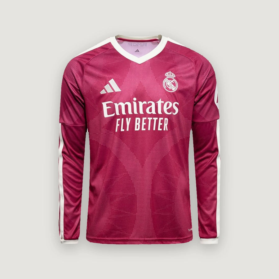 Real Madrid – Maillot Third Manches Longues 2026/27 – Rose Framboise – face