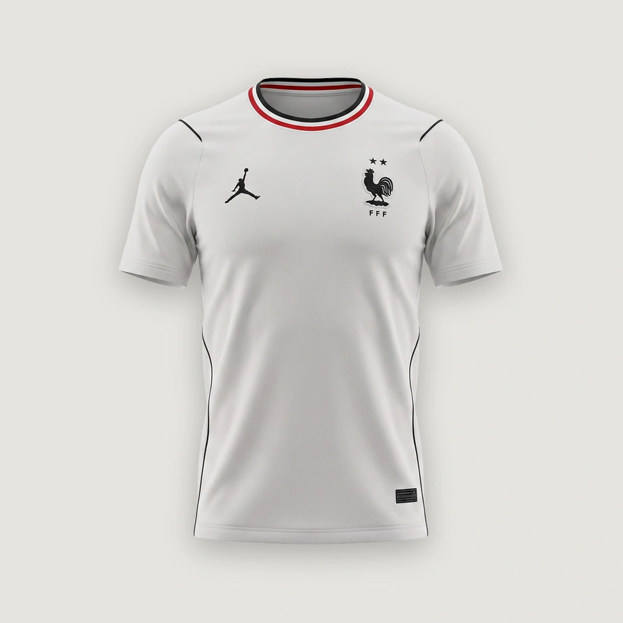 France – Maillot Édition Spéciale 2026/27 – Blanc, Noir & Rouge