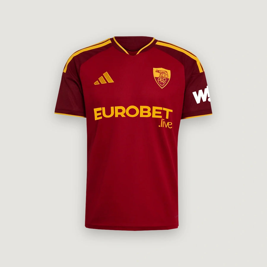 AS Roma – Maillot Domicile 2026/27 – Rouge, Jaune – face