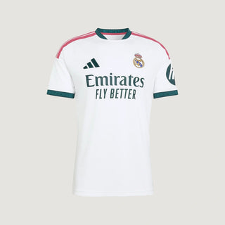 Real Madrid – Maillot Domicile 2026/27 – Blanc, Rose, Vert foncé