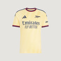 Arsenal FC – Maillot Third 2026/27 – Jaune pâle, Bleu marine, Rouge – face