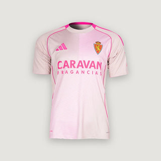 Real Zaragoza – Maillot Extérieur 2025/26 – Rose Pâle